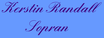 Kerstin Randall Sopran